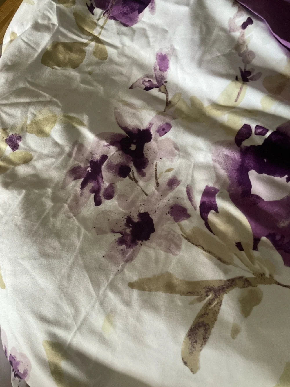 🤑 SALE. Purple Floral Duvet cover and Shams - King size